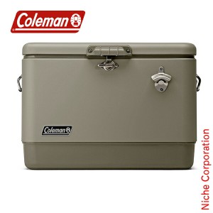 コールマン 54QT スチールベルトクーラー セージ Coleman [ 2159598 ] アウトドア ハードクーラーボックス キャンプ ハードクーラー 保冷