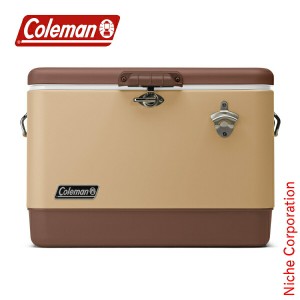 コールマン 54QT スチールベルトクーラー バターナッツ Coleman [ 2161177 ] アウトドア ハードクーラーボックス キャンプ ハードクーラ