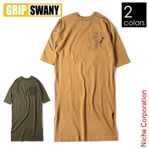 GRIP SWANY グリップスワニー ウィメンズ キャンプワンピース [ GSW-06 ] アウトドア Tシャツ キャンプ ウェア ワンピース ワンピ 半そで