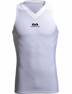  バスケットサポーター  インナー トップ ボディ　Vネック  マクダビッド McDavid Body V-Neck Wht  