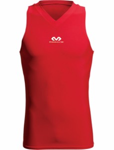  バスケットサポーター  インナー トップ ボディ　Vネック  マクダビッド McDavid Body V-Neck Red  