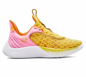  バスケットシューズ バッシュ   アンダーアーマー UnderArmour Curry 9 Street Yel/Pink  