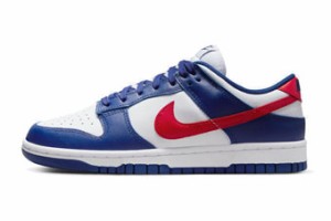 シューズ スニーカー   ナイキ Nike Wmns Dunk Low　USA W Wht/Royal/Red   ストリート 