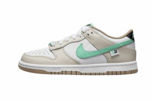  バスケットシューズ バッシュ スニーカー   ナイキ Nike Dunk Low  GS  GS White/Tan Mint