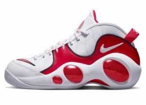  バスケットシューズ バッシュ   ナイキ Nike Air Zoom Flight 95  White/True Red   