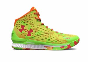  バスケットシューズ バッシュ   アンダーアーマー UnderArmour Curry 1 SPK Hyper Green/T