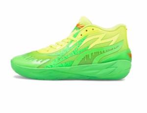  バスケットシューズ バッシュ  ラメロボール  プーマ Puma MB.02 x Slime Green/Yellow   