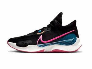  バスケットシューズ バッシュ   ナイキ Nike Renew Elevate 3 Black/ Blue/ Berry/Pi