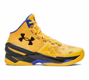  バスケットシューズ バッシュ   アンダーアーマー UnderArmour Curry 2 Bang Bang Yellow/