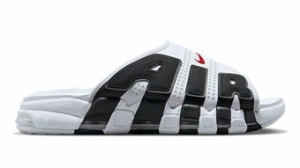  バスケットシューズ バッシュ スニーカー   ナイキ Nike Air More Uptempo 96 Slide White