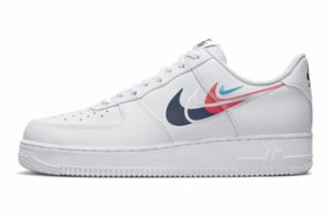  バスケットシューズ バッシュ スニーカー   ナイキ Nike AIR FORCE 1 '07 Multi Swooshes 