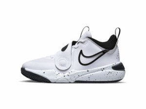  バスケットシューズ バッシュ   ナイキ Nike Team Hustle D11 GS GS White/Black   【