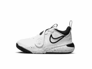  バスケットシューズ バッシュ   ナイキ Nike Team Hustle D11 PS PS White/Black   【