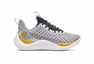  バスケットシューズ バッシュ   アンダーアーマー UnderArmour Curry 10 Young Wolf Grey/