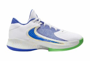  バスケットシューズ バッシュ  フリーク  ナイキ Nike Zoom Freak 4 GS GS White/Blue/Gr