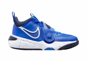  バスケットシューズ バッシュ   ナイキ Nike Team Hustle D11 GS GS Royal/White   【