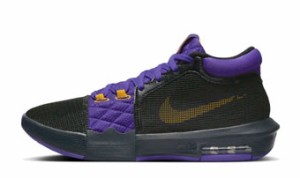  バスケットシューズ バッシュ  ウィットネス  ナイキ Nike Lebron Witness 8 Black/Purple 