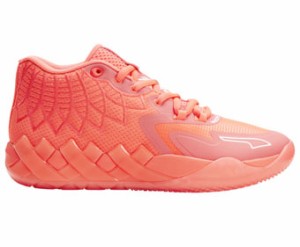  バスケットシューズ バッシュ  ラメロボール  プーマ Puma MB.01 BCA Pink Alert/Pink   