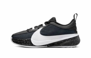  バスケットシューズ バッシュ  フリーク   ナイキ Nike Zoom Freak 5 GS  GS Black/White