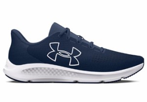 シューズ スニーカー ランニング   アンダーアーマー UnderArmour UA チャージド パスート3 ビックロゴ Nav