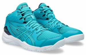  バスケットシューズ バッシュ   アシックス Asics DUNKSHOT MB 9 GS Turquoise   【GS】キ