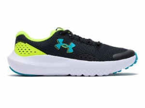 シューズ スニーカー ランニング   アンダーアーマー UnderArmour UA サージ　4　GS GS Black/Yel