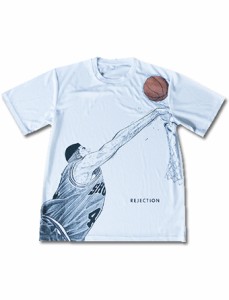  バスケットTシャツ ウェア  スラムダンク  フラワー　井上雄彦 井上雄彦 赤木 REJECTION Tee Wht   【M