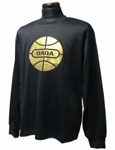  バスケットロング　Tシャツ ウェア   ダダ DADA BALL LONG TEE BLK/GOLD   【MEN'S】