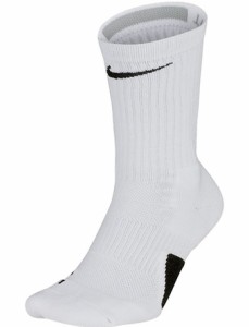  バスケットソックス ウェア  クルーソックス  ナイキ Nike Elite Crew Socks Wht/Blk   