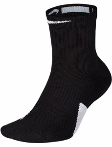  バスケットソックス ウェア  ミッドクルーソックス  ナイキ Nike Elite Mid Socks Blk/Wht   