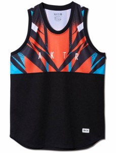  バスケットノースリーブ　タンクトップ ウェア   アクター AKTR EXTREME TANK BLACK   【MEN'S】