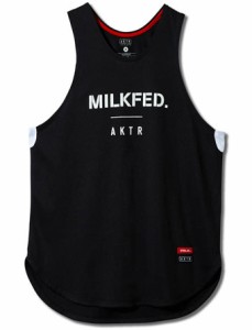  バスケットノースリーブ　タンクトップ ジュニア  レディーズ ウェア   アクター AKTR xMILKFED. LOGO T