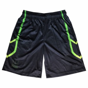  バスケットショーツ バスパン ウェア   ダダ DADA SWORD LINE SHORTS Blk/Lime   【MEN'