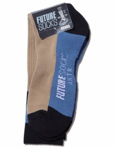  バスケットソックス ウェア  クルーソックス  アクター AKTR FUTURE SOCKS BEIGE   