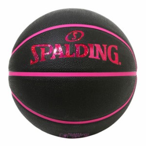  バスケットボール ジュニア  レディーズ  6号球  スポルディング Spalding ホログラム ブラック×ピンク 6号球 