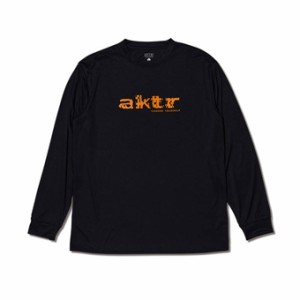  バスケットロング　Tシャツ ウェア   アクター AKTR GLITCH AKTR L/S SPORTS TEE BLACK 