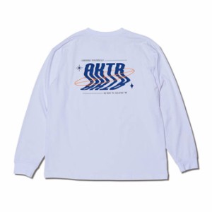  バスケットロング　Tシャツ ウェア   アクター AKTR FLUCTUATION AKTR L/S TEE WHITE   