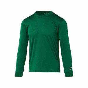  バスケットスウェット ウェア  秋冬物 アシックス Asics L/S Top DarkGreen   ランニング トレーニン