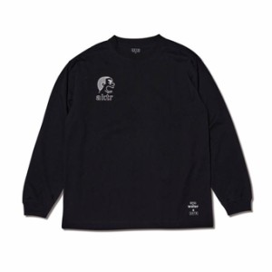  バスケットロング　Tシャツ ウェア   アクター AKTR eyewater BOY L/S TEE  BLACK   【ME