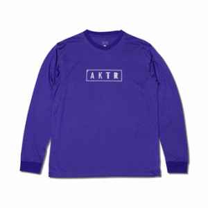  バスケットロング　Tシャツ ウェア   アクター AKTR GRUNGE AKTR LOGO L/S SPORTS TEE B