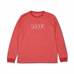  バスケットロング　Tシャツ ウェア   アクター AKTR GRUNGE AKTR LOGO L/S SPORTS TEE R