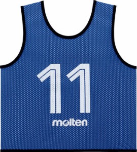  バスケットノースリーブ　タンクトップ ジュニア キッズ   モルテン Molten ゲームベストジュニア10枚セット（番号2〜