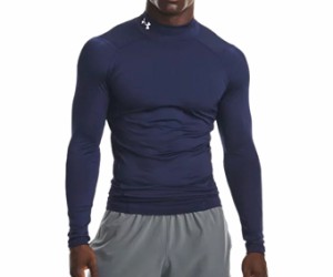  バスケットサポーター  インナー トップ  アンダーアーマー UnderArmour UA HG COMP MOCK LS N