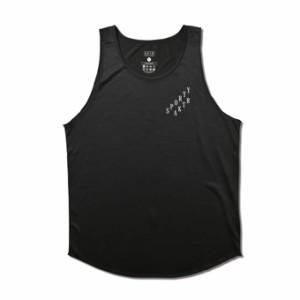  バスケットノースリーブ　タンクトップ ウェア   アクター AKTR xSPORTY RUNNING TANK BLACK  