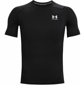  バスケットTシャツ ウェア   アンダーアーマー UnderArmour UA HG ARMOUR COMP SS Black