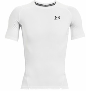  バスケットTシャツ ウェア   アンダーアーマー UnderArmour UA HG ARMOUR COMP SS White