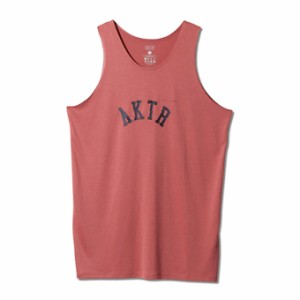  バスケットノースリーブ　タンクトップ ウェア   アクター AKTR CUT-UP TANK RED   【MEN'S】