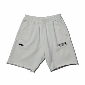  バスケットショーツ バスパン ウェア   アクター AKTR CUT-UP SWEAT SHORTS CREAM   【MEN