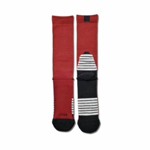  バスケットソックス ウェア  クルーソックス  アクター AKTR NEO FUTURE SOCKS RED   