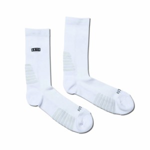  バスケットソックス ウェア  クルーソックス  アクター AKTR BASIC NEO FUTURE SOCKS WHITE 